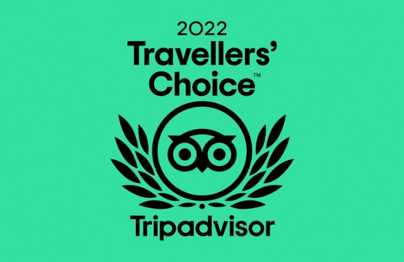Tripadvisor Travellers Choice Award 2022